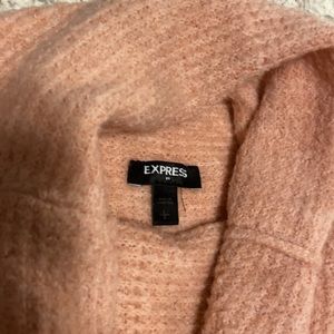 Express Pink Cowl Neck Sweater